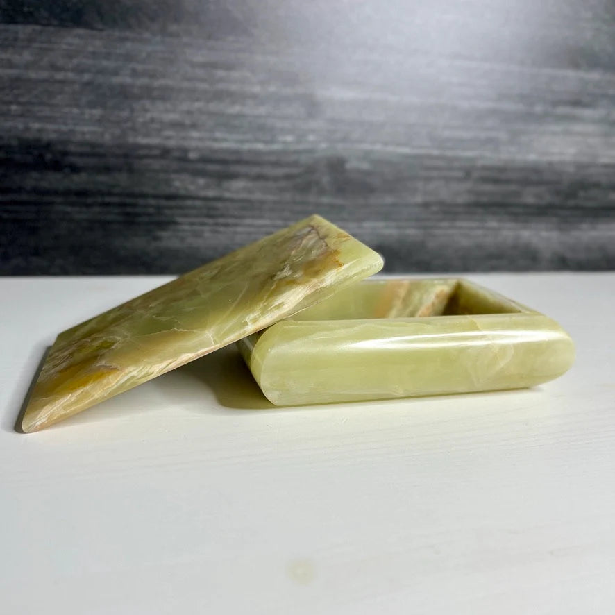Green Onyx Jewelry Box