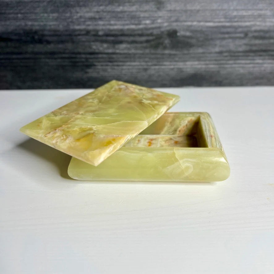 Green Onyx Jewelry Box