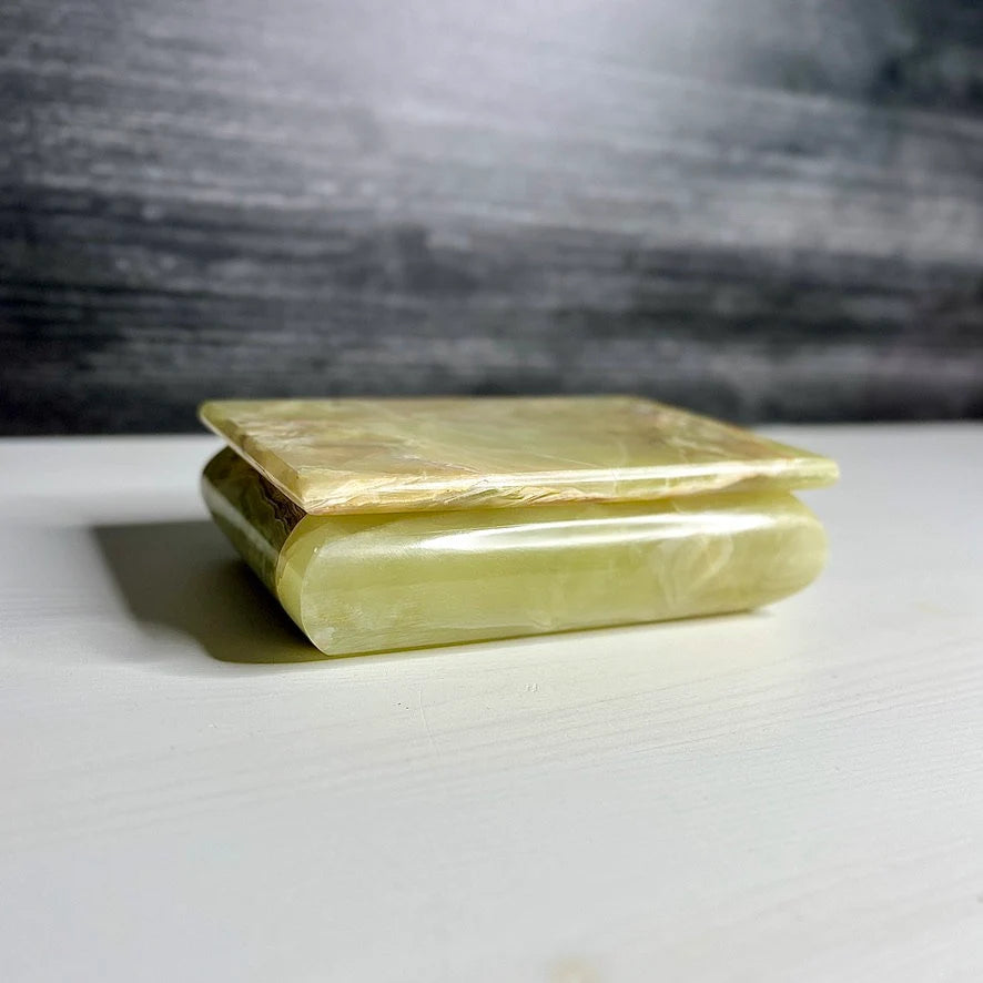 Green Onyx Jewelry Box
