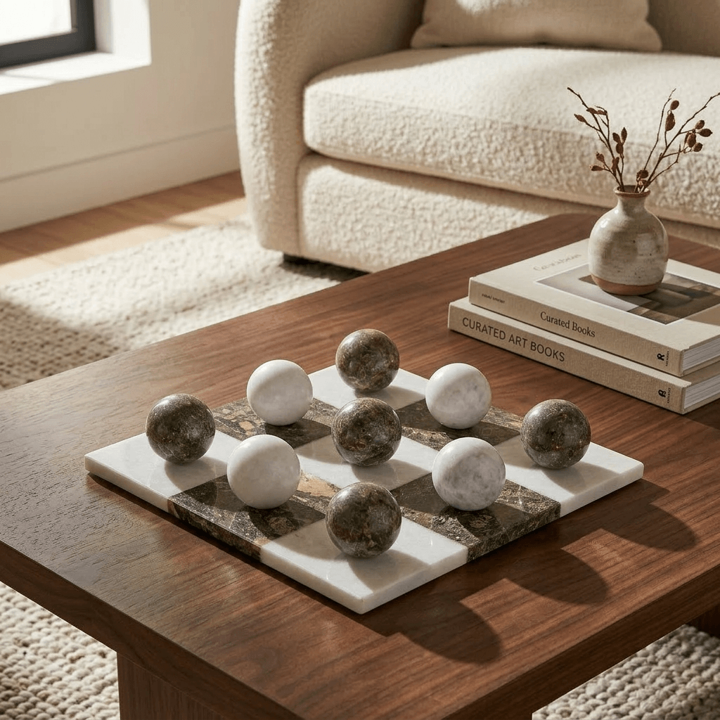 Best Coffee Table Decor That’s Actually Functional - Marble Cultures