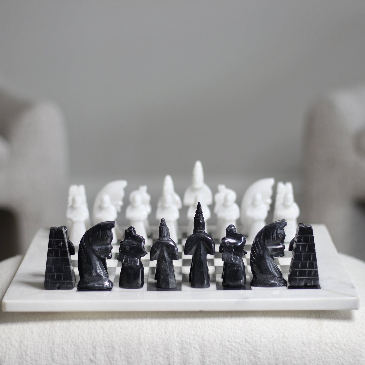 Japanese Inspired Marble Chess Set