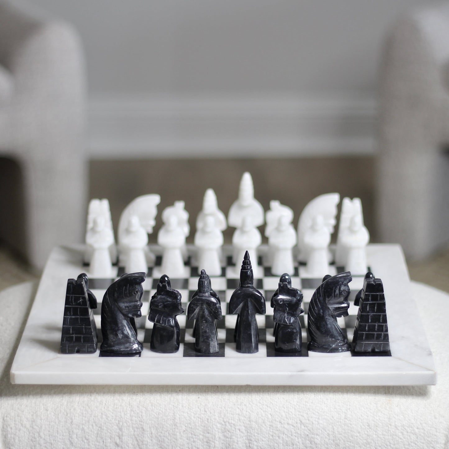 Japanese Inspired Marble Chess Set