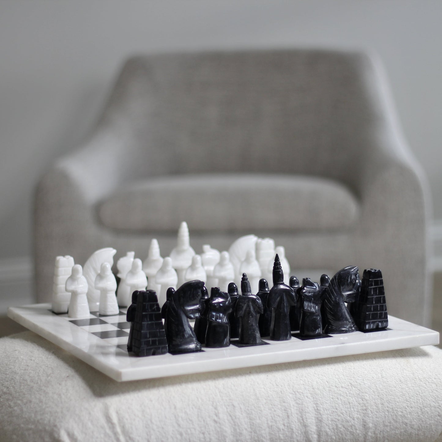 Japanese Inspired Marble Chess Set