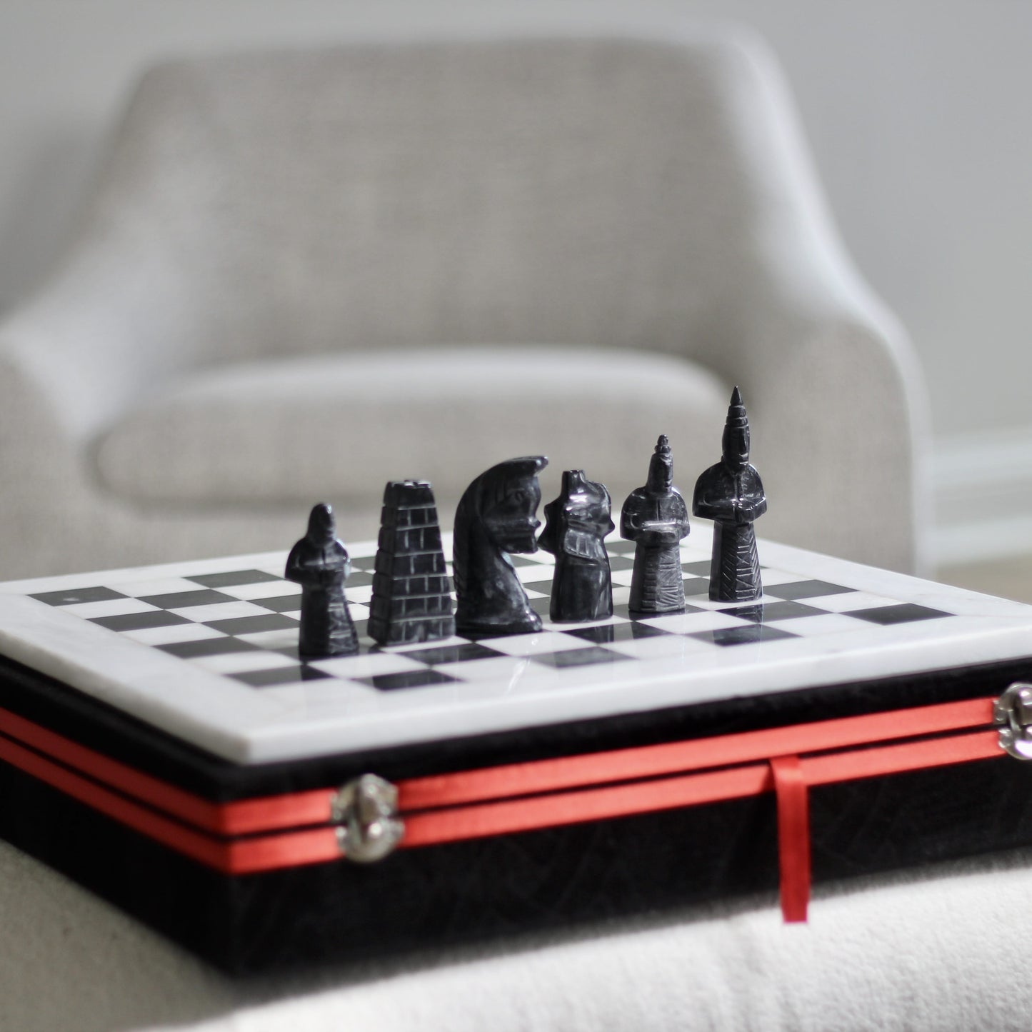 Japanese Inspired Marble Chess Set