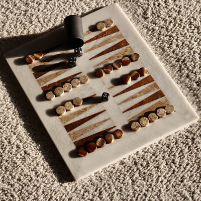 Luxury Marble Backgammon Set