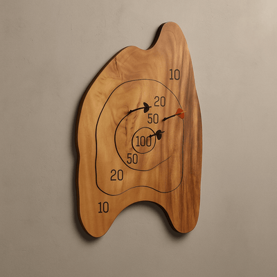 Vintage Wooden Dart Board