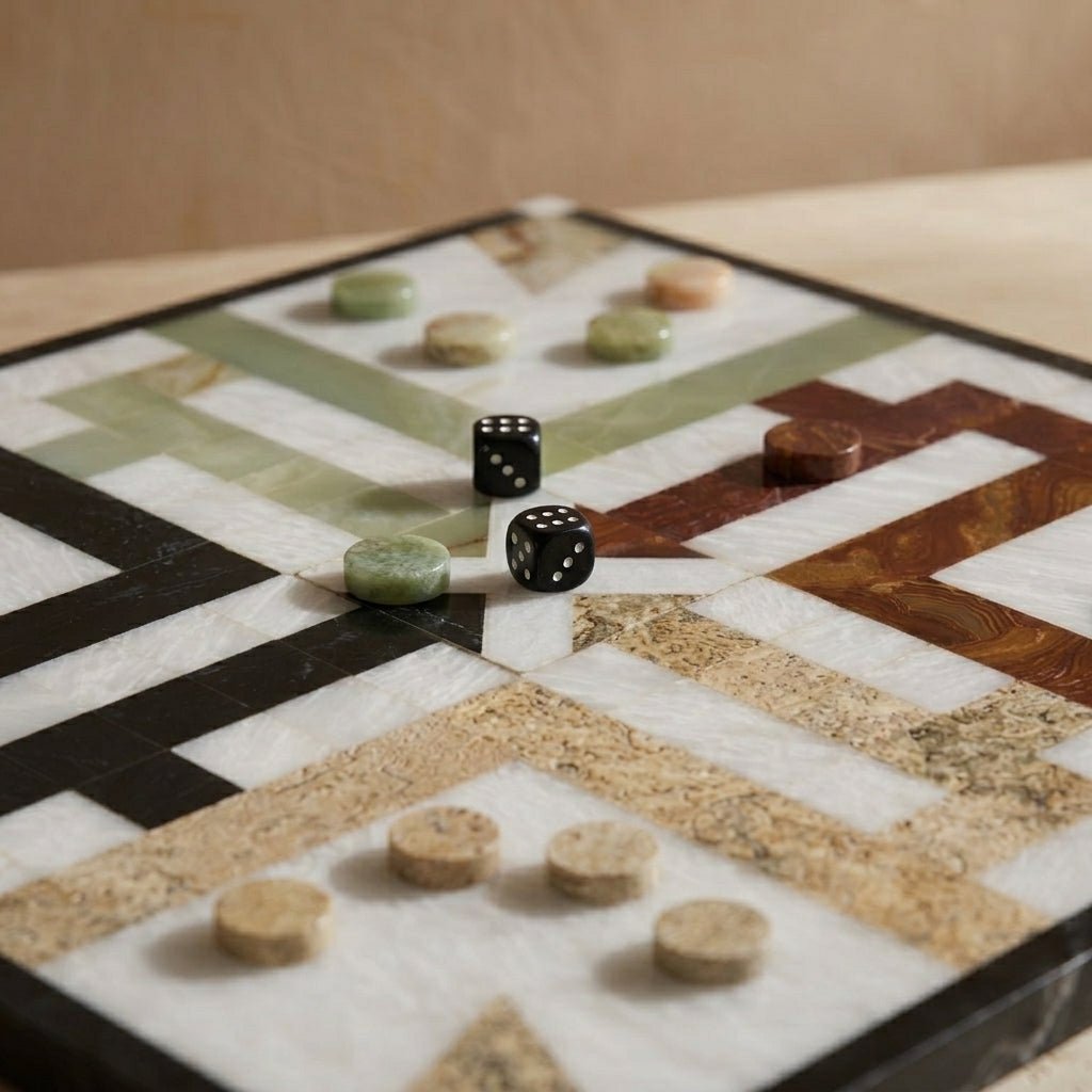Luxury Marble Ludo Set - Marble Cultures