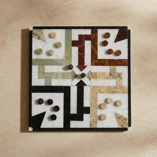 Luxury Marble Ludo Set - Marble Cultures