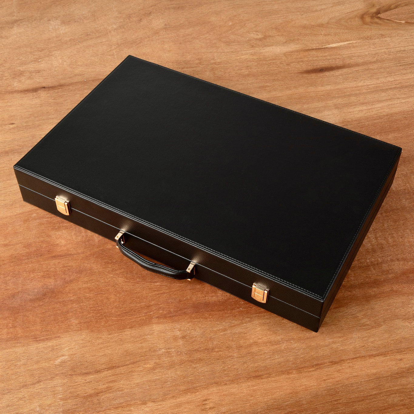 Leather Backgammon Set - Black And Brown