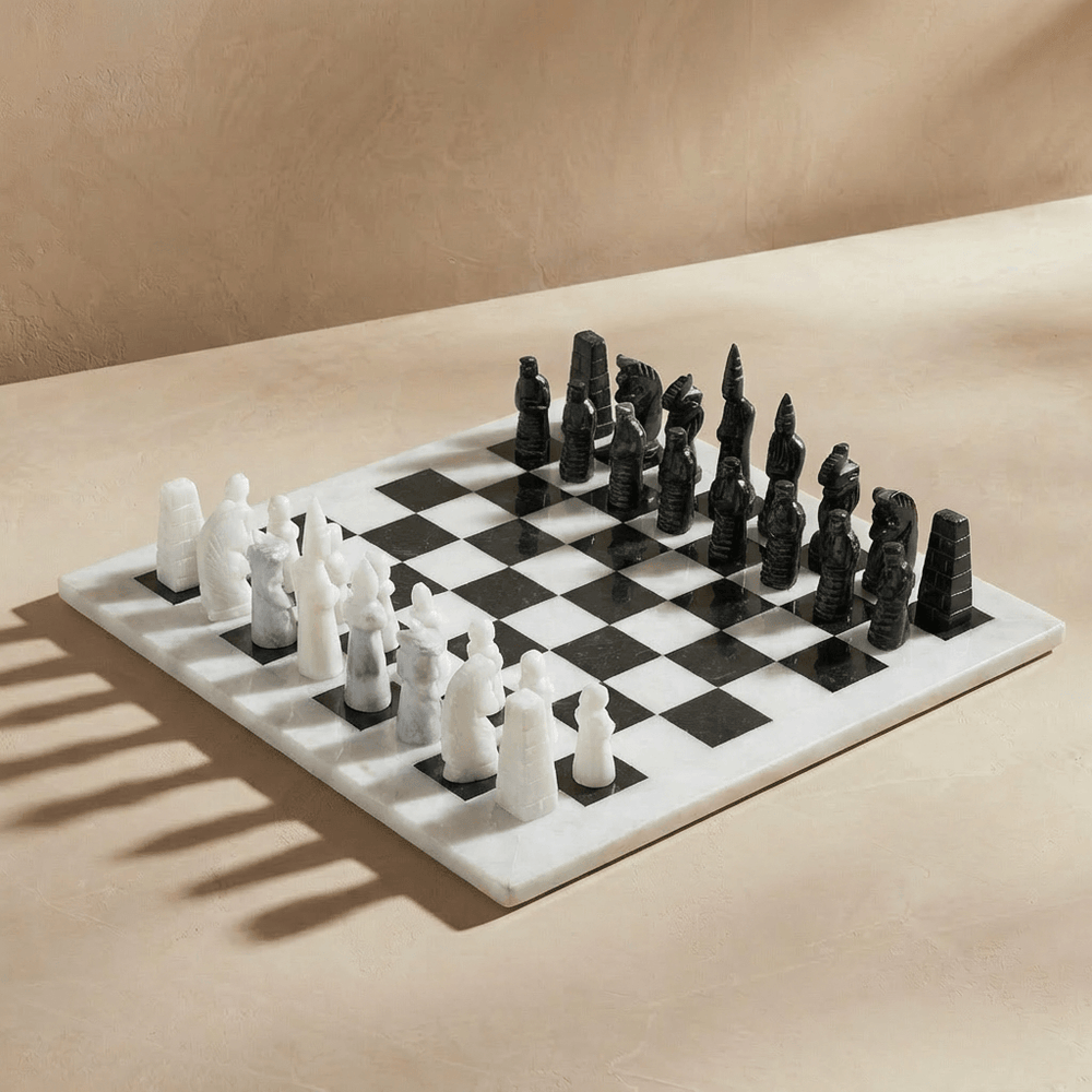 Japanese Inspired Marble Chess Set