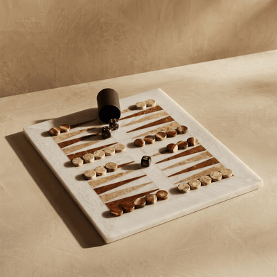 Luxury Marble Backgammon Set