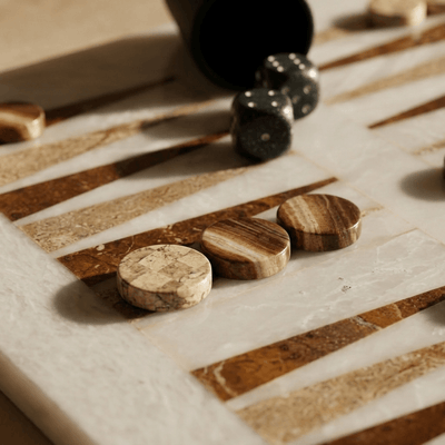 Luxury Marble Backgammon Set