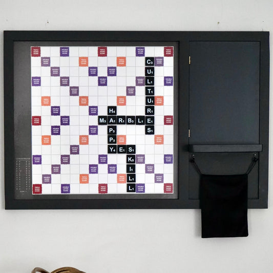 Oversized Wooden Scrabble Wall Game
