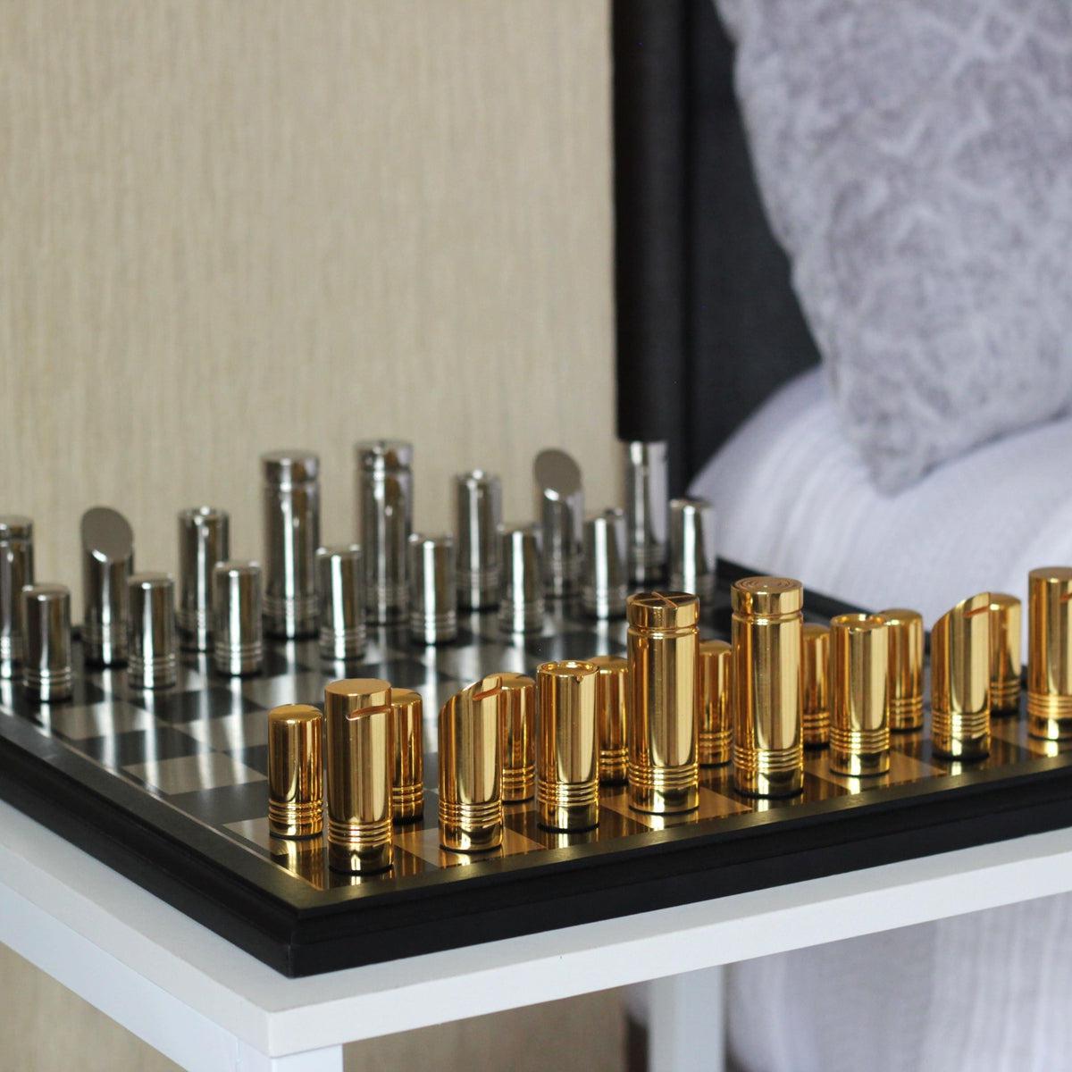 Metallic Chess Discover Handcrafted Elegance - Shop All Marble Cultures Chess Sets ...