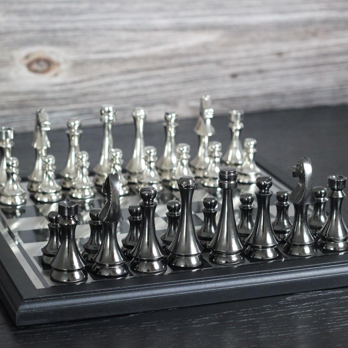 Metallic Chess Luxurious Metallic Chess Set Collection | Exquisite Designs, High ...