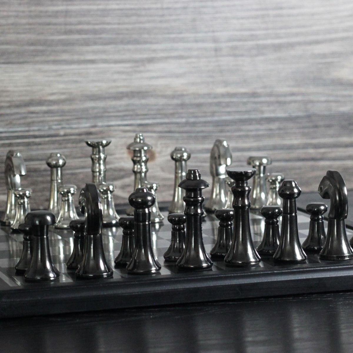 Metallic Chess Luxurious Metallic Chess Set Collection | Exquisite Designs, High ...