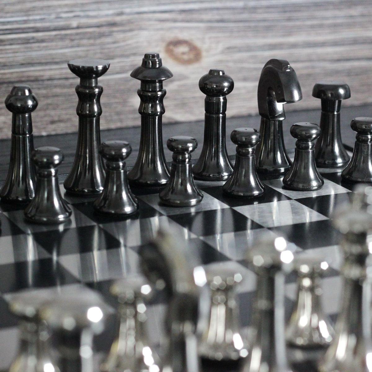 Metallic Chess Luxurious Metallic Chess Set Collection | Exquisite Designs, High ...