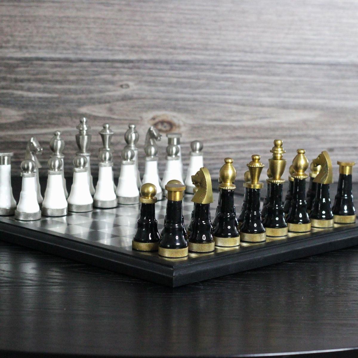 Metallic Chess Luxurious Metallic Chess Set Collection | Exquisite Designs, High ...