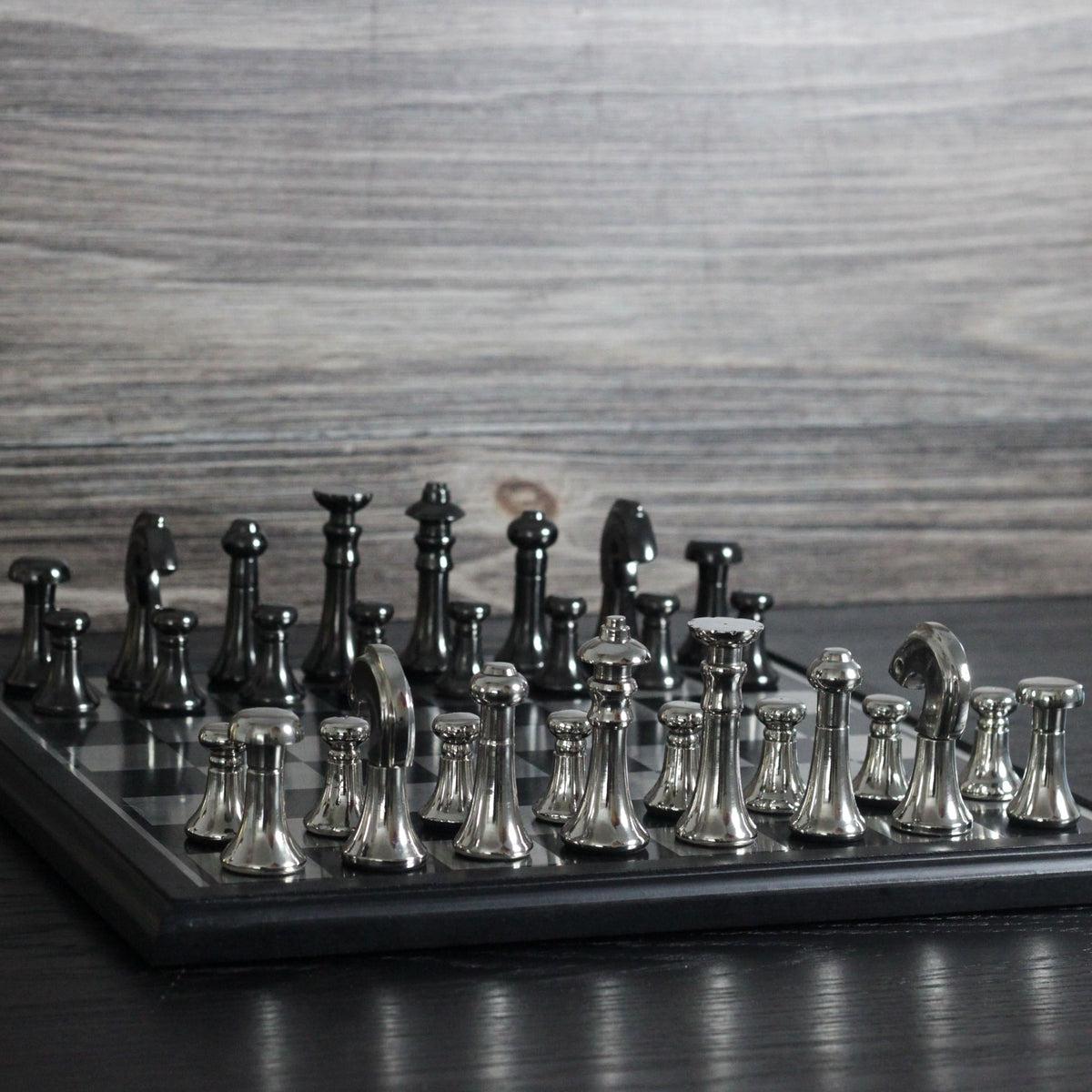 Metallic Chess Luxurious Metallic Chess Set Collection | Exquisite Designs, High ...