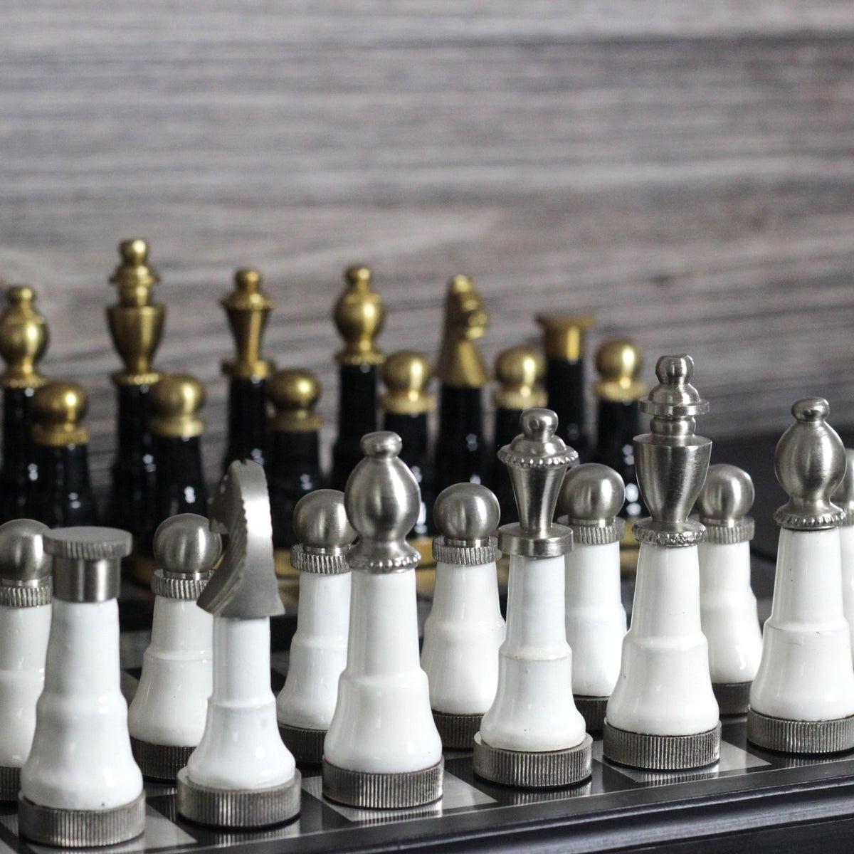 Metallic Chess Luxurious Metallic Chess Set Collection | Exquisite Designs, High ...