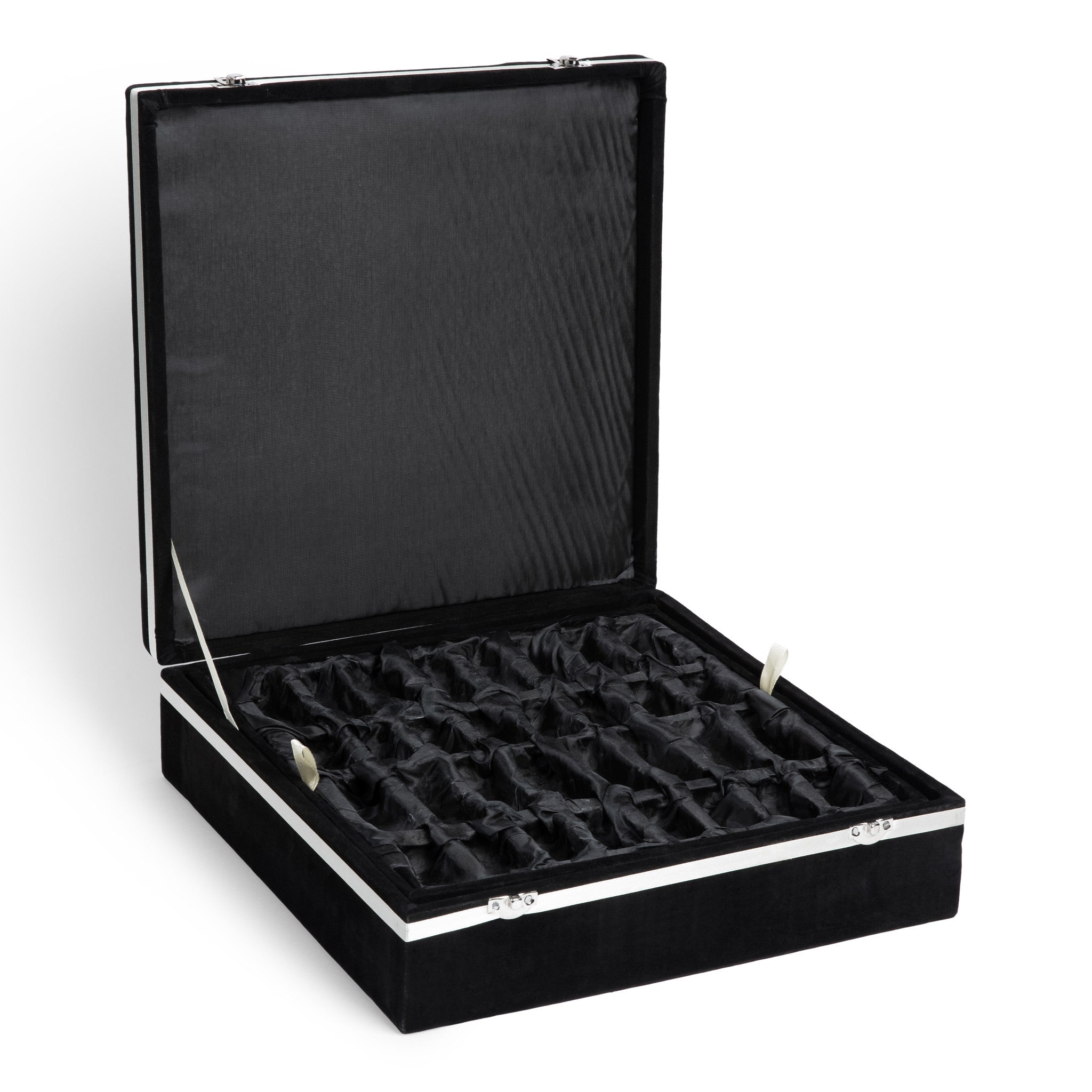 Coral and Black Marble Chess Set with Storage Case – Marble Cultures